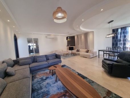 Amman, Apartments/Houses, JOD 17000/year,  Furnished,  3 BR,  290 Sq. Meter,  Full Floor Apartment For Rent In Al Swafiyieh