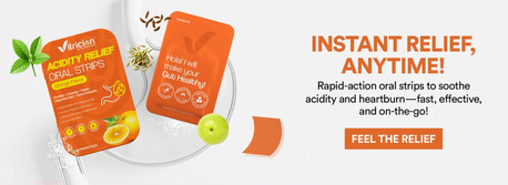 Ahmedabad, Health, Fast-Acting Heartburn Relief Oral Strips For Instant Comfort