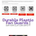 Premium Plastic Fan Guards &ndash; Lightweight, Low-Noise Cooling Protection | GardTec Inc