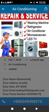 Jeddah, Air Conditioning, AC And All Electronic Services