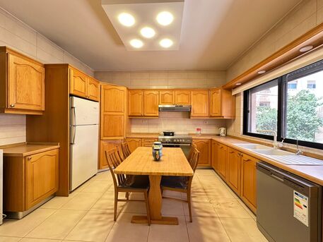 Abdoun, Apartments/Houses, JOD 17000/year,  Furnished,  3 BR,  190 Sq. Meter,  Ground Floor Apartment For Rent In Abdoun