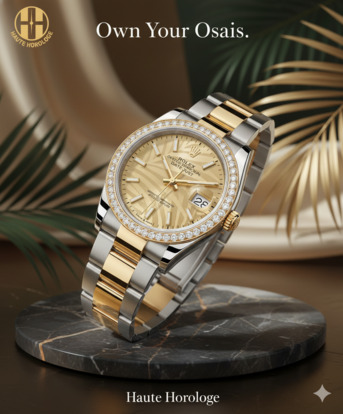 Dubai, Collectibles, AED 15000,  Pre-Owned Rolex Datejust Two-Tone Diamond Bezel &ndash; Timeless Luxury In Dubai