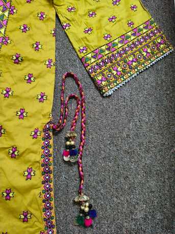 Al Aziziyah, Clothing & Accessories, SAR 220,  Pakistani Dress Embroided With Farshi Shalwar