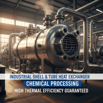 Mumbai, Wholesale Products, Industrial Shell And Tube Heat Exchanger For Chemical Processing &ndash; High Thermal Efficiency