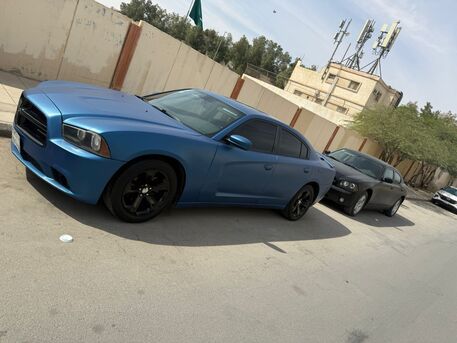 Riyadh, Vehicles, Cars & Trucks , SAR 27000,  Dodge Charger Sxt,  2012,  Automatic,  320000 KM,  Dodge Charger V6 Fulloption  Blue Pepsi 💙