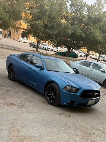 Riyadh, Vehicles, Cars & Trucks , SAR 27000,  Dodge Charger Sxt,  2012,  Automatic,  320000 KM,  Dodge Charger V6 Fulloption  Blue Pepsi 💙