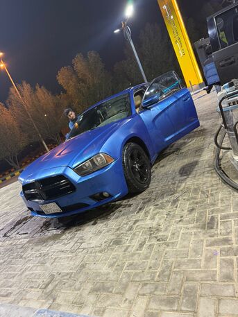 Riyadh, Vehicles, Cars & Trucks , SAR 27000,  Dodge Charger Sxt,  2012,  Automatic,  320000 KM,  Dodge Charger V6 Fulloption  Blue Pepsi 💙