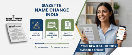 Mumbai, Legal, Complete Service For Gazette Notification For Name Change | 100% Online Process
