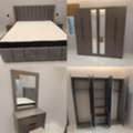 SAR 11,  Complete Wooden Bedroom Furniture Sets In Unique Designs And Reasonable Prices