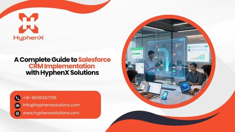 Paris, Software Development, A Complete Guide To Salesforce CRM Implementation With HyphenX Solutions