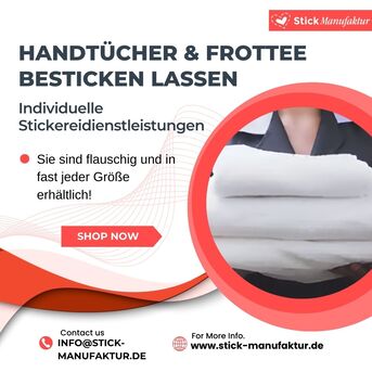 Berlin, Business, G?nstig Handt?cher Besticken Lassen F?r Ihr Badezimmer!
