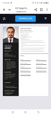 Riyadh, Job Seekers, Wheel Loader Operater Searching For A Job