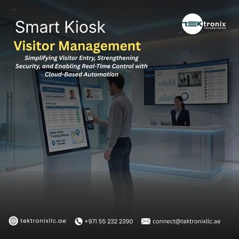 Dubai, Computer, Smart Touchless Visitor Kiosk Solutions For Modern UAE Workplaces