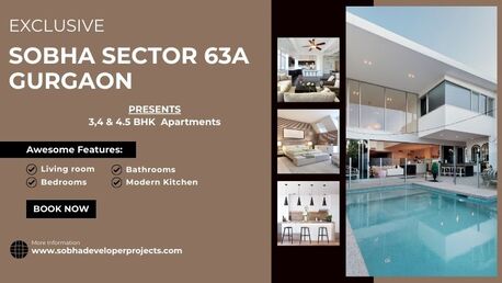 Gurgaon, Real Estate For Sale, Studio,  Sobha Crescent &ndash; Premium 2, 3 & 4.5 BHK Flats In A Prime Setting