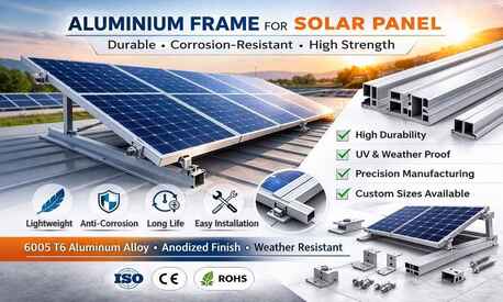Ahmedabad, Heavy Equipment, High-Strength Aluminium Frame For Solar Panel Systems