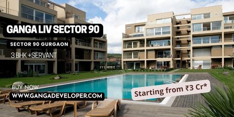 Gurgaon, Real Estate For Sale, INR 30000000,  2 BR,  Ganga LIV Sector 90 Gurugram &ndash; Refined Residential Experience