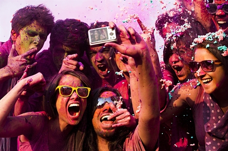 Hyderabad, Business, Office Holi Party