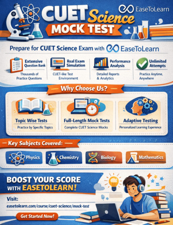 Mumbai, Education, CUET Science Mock Test &ndash; Boost Your Exam Score With Real Exam Practice!
