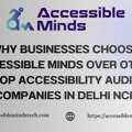 Why Businesses Choose Accessible Minds Other Top Accessibility Audit Companies In Delhi