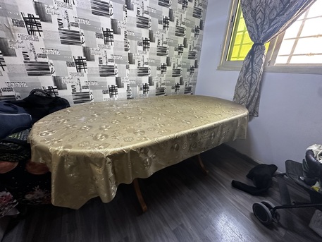 Al Malaz, Furniture, SAR 250,  Solid Wooden Dining Table For Sale &ndash; Strong, Stylish, Built To Last