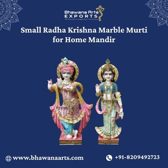Jaipur, Collectibles, INR 20000,  Small Radha Krishna Marble Murti For Home Mandir