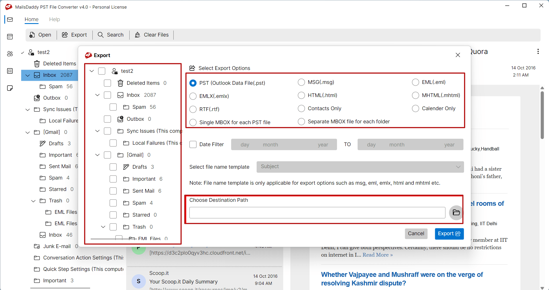 New York, Software, USD 49,  MailsDaddy PST File Converter