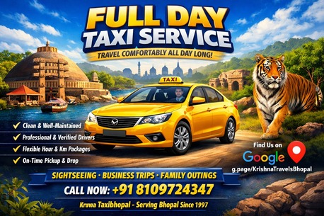 Bhopal, Travel, Affordable & Reliable Taxi Service In Bhopal | Krishna Travels Since 1997