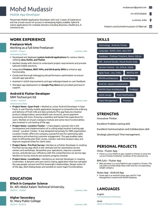 Lucknow, Job Seekers, Mobile Software & App Developer | Android & Cross-Platform Specialist