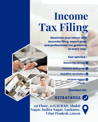 Lucknow, Accounting, Fast & Accurate Income Tax Filing Services In Lucknow