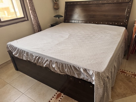 Dammam, Furniture, SAR 2100,  Bedroom Set , King Size Cot And Bed With Two Side Table S And Cupboard , Ikea King Size Co