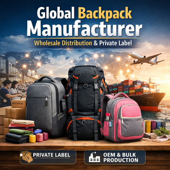 New Delhi, Businesses For Sale, Global Backpack Manufacturer For Wholesale Distribution & Private Label