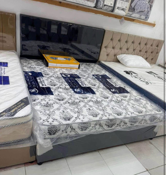 Jeddah, Furniture, SAR 2,  All Types Double Bed With Mattress Available In Low Price