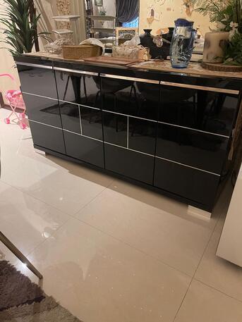 Riyadh, Furniture, Excellent Attractive Dinning Buffet - Al Mutlaq Brand - Black For The Best Offer