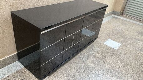 Riyadh, Furniture, Excellent Attractive Dinning Buffet - Al Mutlaq Brand - Black For The Best Offer