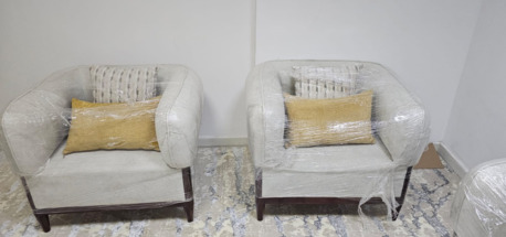 Al Murabba, Furniture, SAR 2100,  11 Seater ( 3 Large Sofas + 2 Single Chairs) With Comfortable Armchairs ​Still Wrapped In