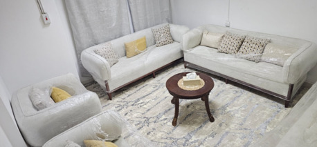 Al Murabba, Furniture, SAR 2100,  11 Seater ( 3 Large Sofas + 2 Single Chairs) With Comfortable Armchairs ​Still Wrapped In