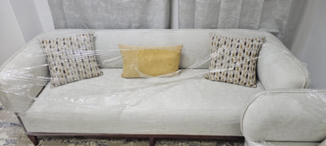 Al Murabba, Furniture, SAR 2100,  11 Seater ( 3 Large Sofas + 2 Single Chairs) With Comfortable Armchairs ​Still Wrapped In