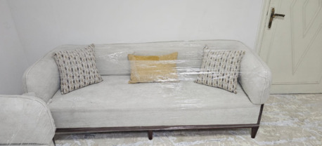 Al Murabba, Furniture, SAR 2100,  11 Seater ( 3 Large Sofas + 2 Single Chairs) With Comfortable Armchairs ​Still Wrapped In