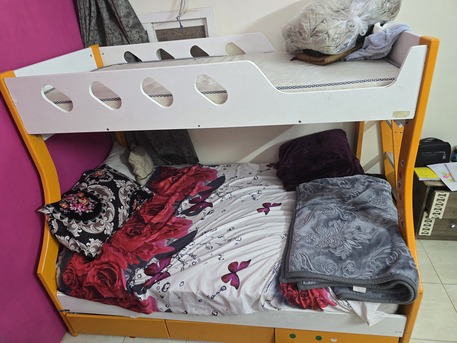 Al Sulaymaniyyah, Furniture, SAR 400,  Kids Double Bed With 2 Mattress For Sale