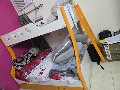 Al Sulaymaniyyah, Furniture, SAR 400,  Kids Double Bed With 2 Mattress For Sale