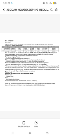 Al Mahjar, Jobs, HIRING JEDDAH (INTERVIEW JEDDAH -WORK PLACE -JEDDAH