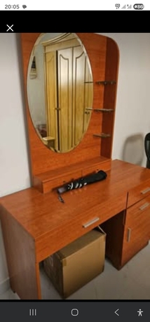 Riyadh, Furniture, SAR 1000,  Double Bed, Almirah, Side Table , Dressingvtable