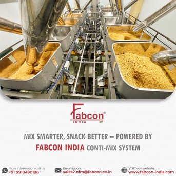 Noida, Industrial Machinery, Advanced Muesli Granola Mixing System For Uniform Blending & Consistent Quality