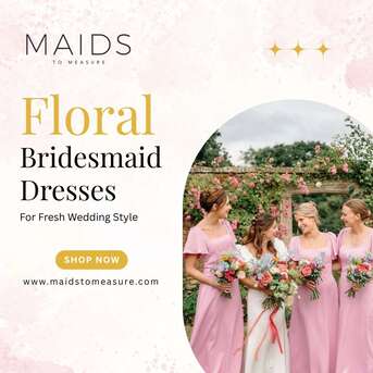 London, Clothing & Accessories, GBP 60,  Floral Bridesmaid Dresses For Fresh Wedding Style | Maids To Measure