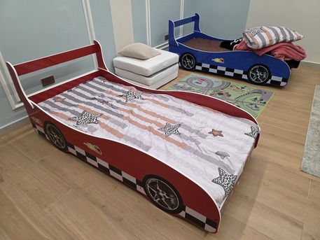 Hidd, Furniture, BHD 90,  Kids Bed,   2 Pieces, Race Car Design