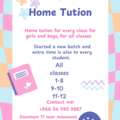 Experienced Home & Online Tutor Available (All Subjects &ndash; All Classes 1&ndash;8 | FBISE 9&ndash;12)