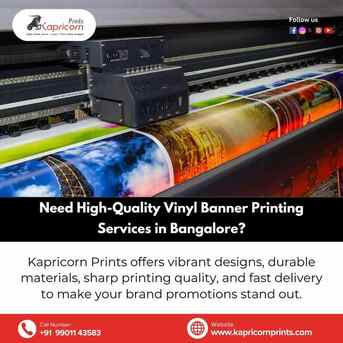 Bangalore, Printing, Vinyl Banner Printing Services In Bangalore