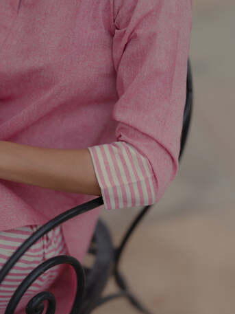 Jaipur, Clothing & Accessories, INR 1152,  Buy Online Pink Cotton Kurta Set For Women