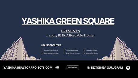 Gurgaon, Real Estate For Sale, 2 BR,  Yashika Green Square Sector 99A Gurugram &ndash; Comfort Meets Convenience