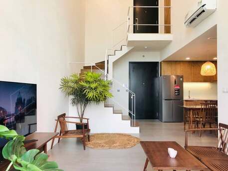 Ho Chi Minh City, Apartments/Houses, VND 31200000/month,  Furnished,  2 BR,  105 Sq. Meter,  Duplex Feliz En Vista Apartment 2 Bedrooms For Rent In District 2